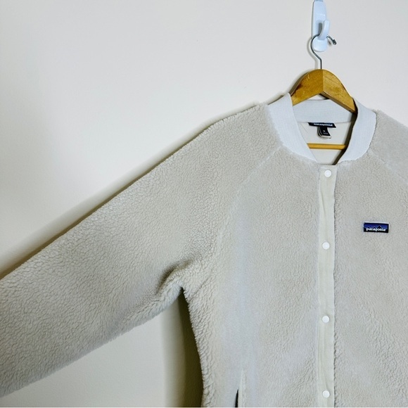 Patagonia Woolyester Pile Bomber Jacket Women's Size XL - Picture 5 of 11